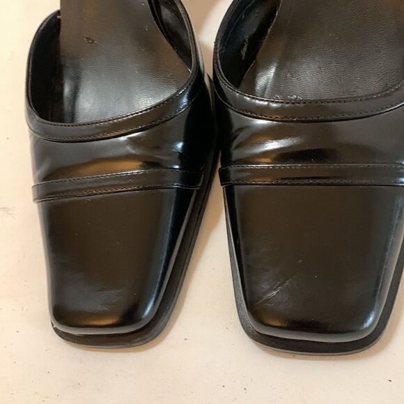 Casual Corner size 7M black block heels. Made in Italy - Picture 8 of 11